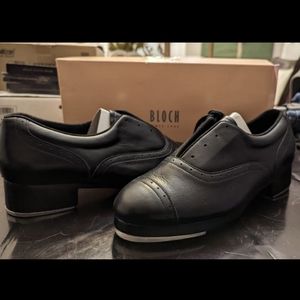 Bloch Jason Samuels Smith Ballet Flat Black Tap Dancing Shoes Size 11 Tapping